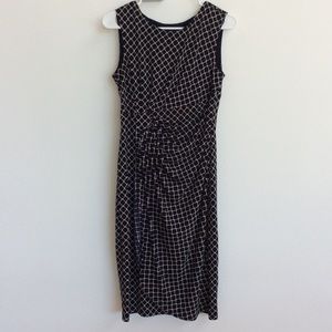 [Enfocus Studio] blue/tan pattern dress